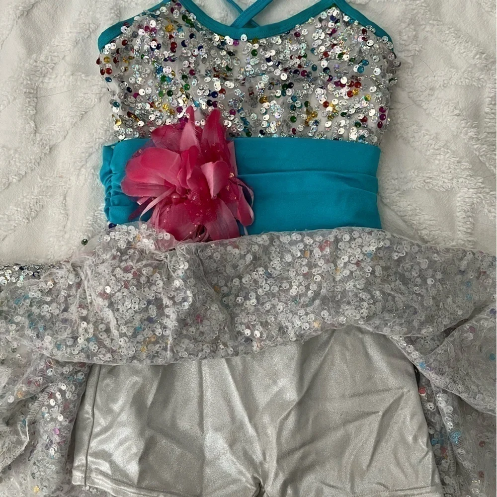 Curtain Call Costumes Girls Frenzy dress Size CME